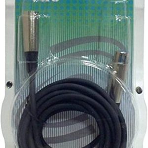 15 Feet XLR Microphone Cable - Heavy Duty Copper Clad Aluminum XLR Male to XLR Female Mic Cable with Nickel Metal Connectors, Noise-Free, For Studio or On-Stage Performance Use - Pyle PPFMXLR15