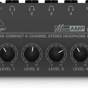 Behringer HA-400 Ultra Compact 4-Channel Stereo Headphone Amplifier