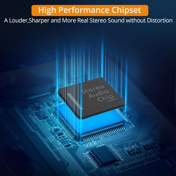 Neoteck Portable 3.5mm Headphone Amplifier Two-Stage Gain Switch, 16-150 Ohm, Aluminum Matte Surface - Image 2
